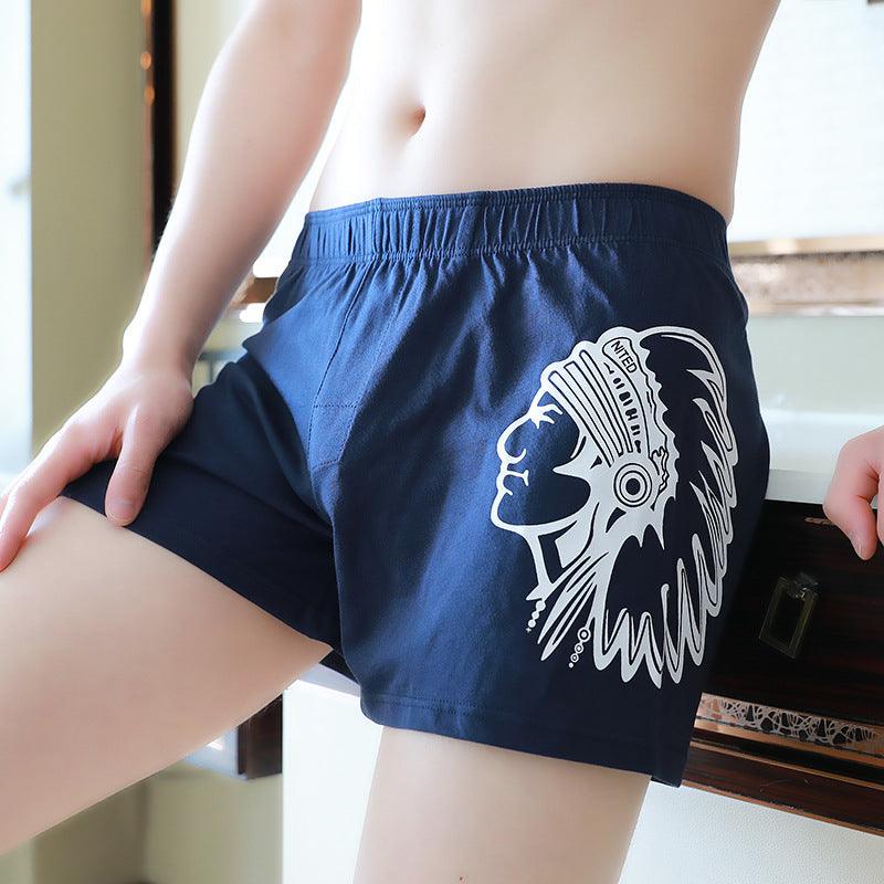 Men's Underwear Loose Boxer Plus Size Cotton Pajama Pants - amazitshop