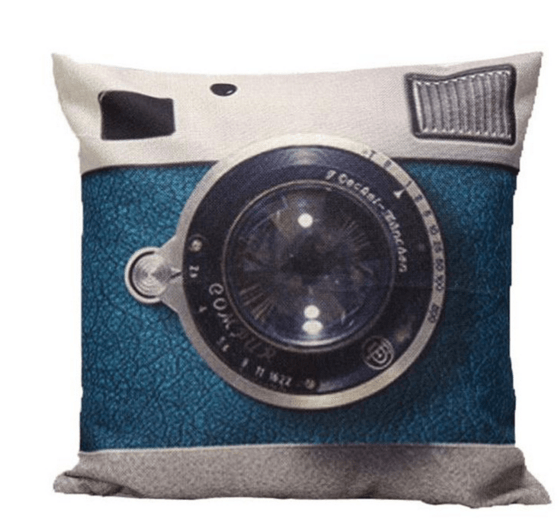 MUXUAN EBay Amazon Muxuan Aliexpress Explosion 3D Printing Camera Pillow Covers Super Soft Cushion Cover - amazitshop