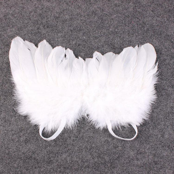 Props Feather Wing Girls Hair Kids Baby Photography Hair Accessories - amazitshop