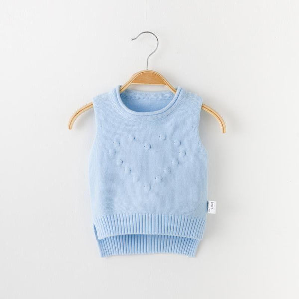 Spring And Autumn Outerwear Knitted Baby Vest - amazitshop