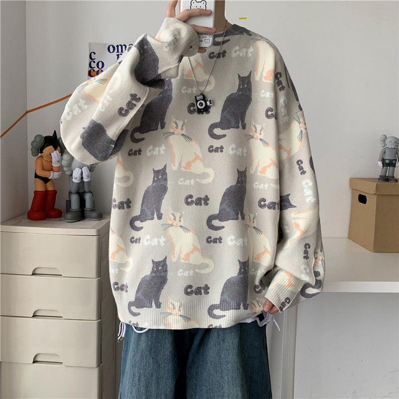 Hip-Hop Fashionable Brand Knitwear Loose Bottoming Shirt - amazitshop