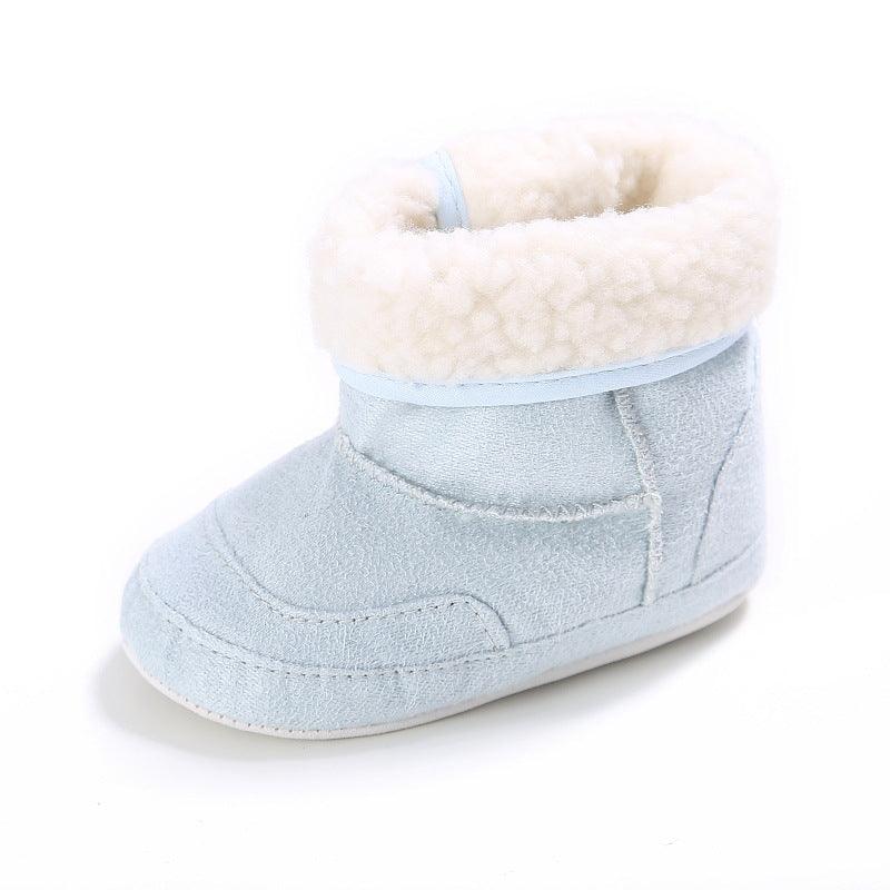 Newborn Baby Girls First Walkers Shoes Infant Toddler Soft Rubber Soled Anti-slip Boots Booties - amazitshop
