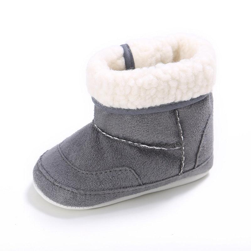 Newborn Baby Girls First Walkers Shoes Infant Toddler Soft Rubber Soled Anti-slip Boots Booties - amazitshop