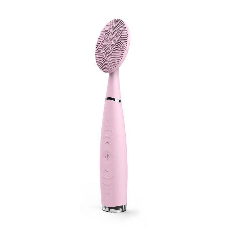 Facial Cleansing Brush Waterproof Silicone Cleansing Tool Portable Electric Handheld Facial Cleaning Brush Mini Pore Cleaner - amazitshop