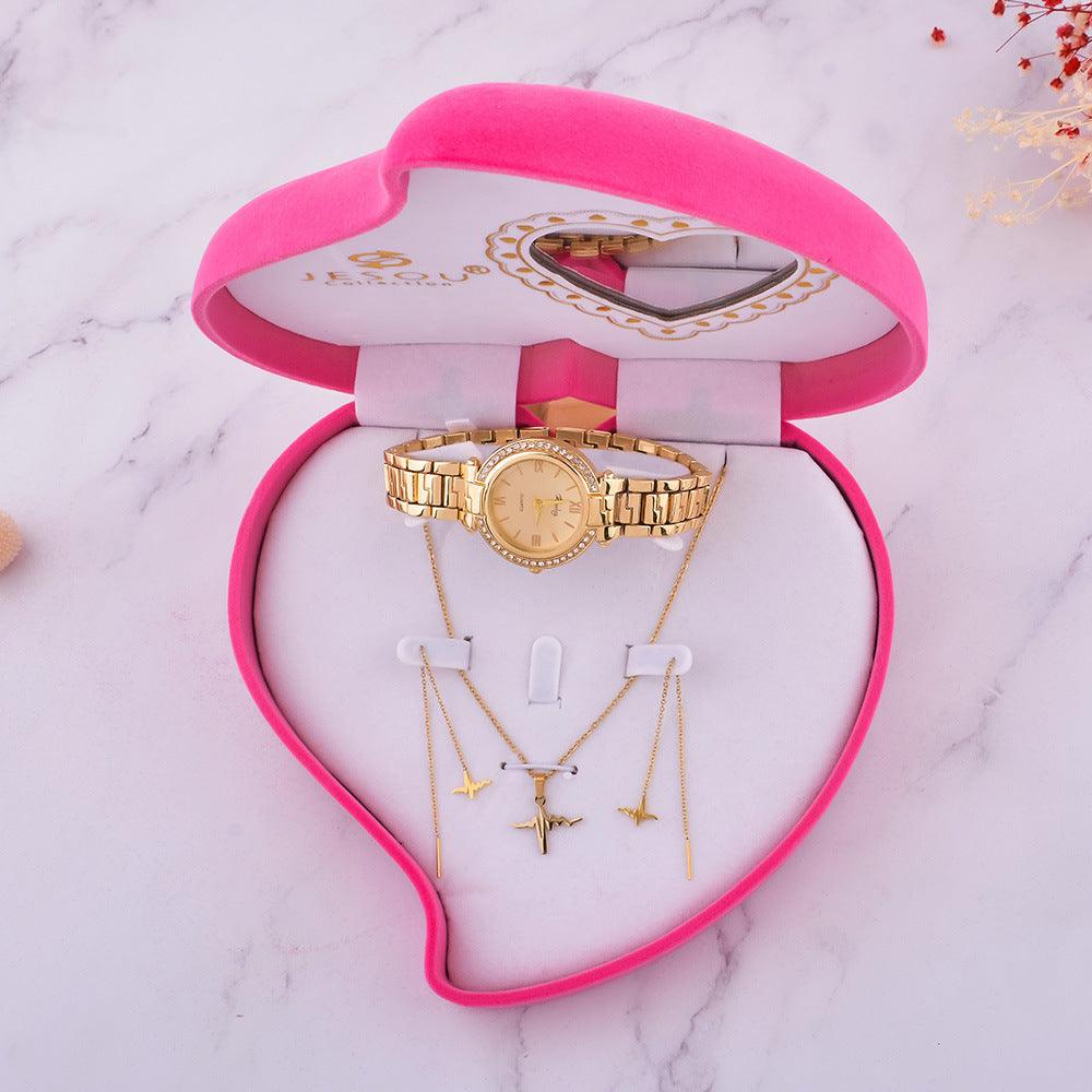 Simple Exquisite Jewelry Watch Necklace Gift Box Jewelry - amazitshop
