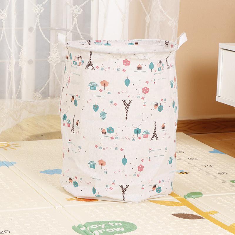 Home Fabric Folding Storage Dirty Laundry Basket - amazitshop