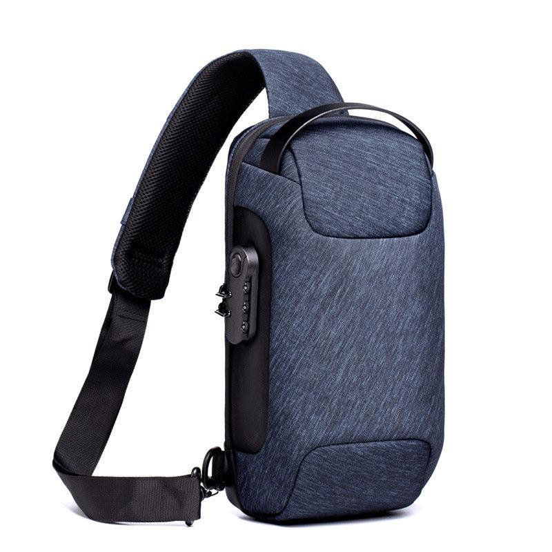 Sling Bag, Waterproof Men's Chest Bag Shoulder Bags Crossbody Sling Backpack For Men - amazitshop