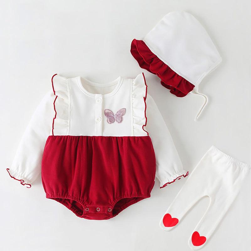 Korean Newborn Baby Clothes Princess Dress - amazitshop