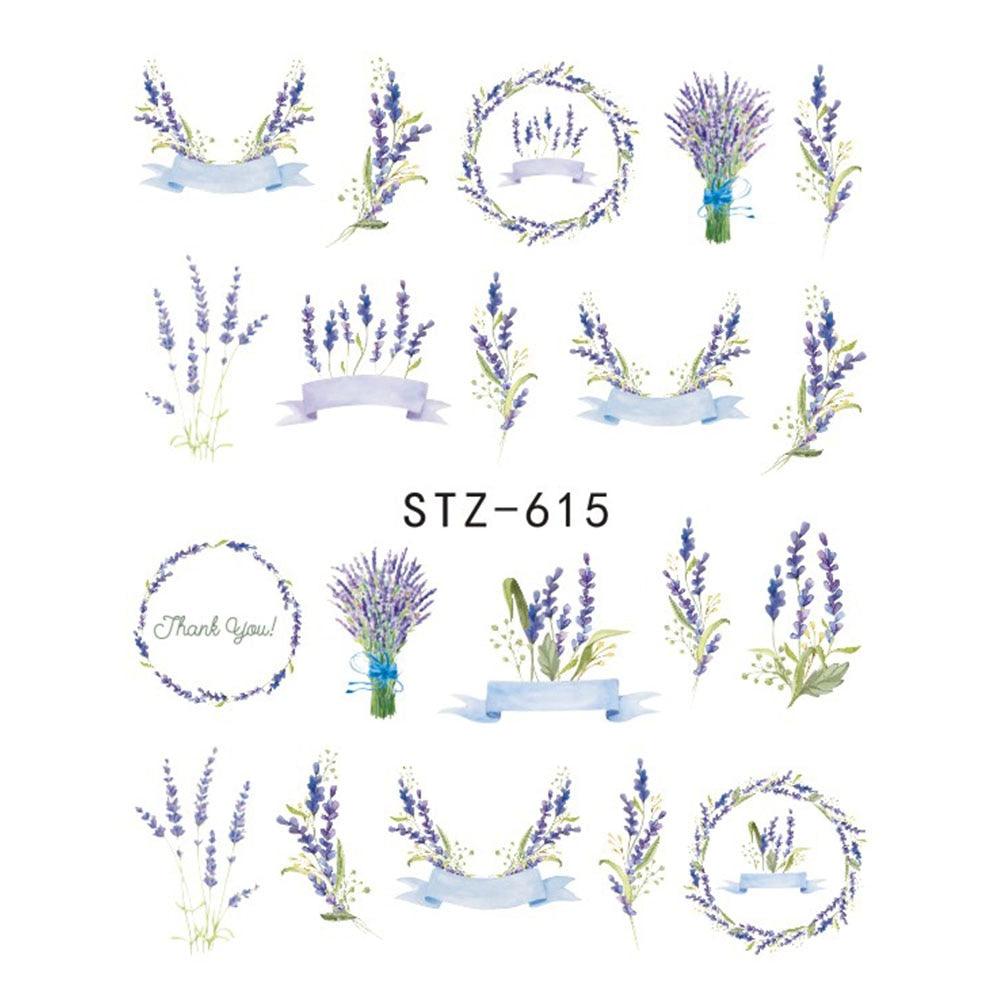 1pcs Nail Sticker Butterfly Flower Water Transfer Decal Sliders for Nail Art Decoration Tattoo Manicure Wraps Tools Tip JISTZ508 - amazitshop