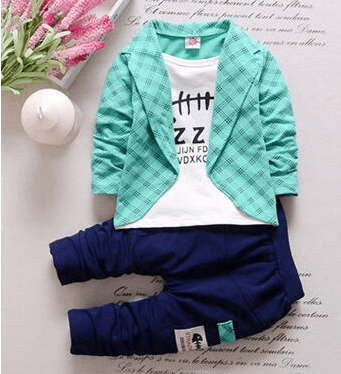 toddler baby clothes children suit 0-3 years old suit + pants children's sportswear boys girls children's clothing brand - amazitshop