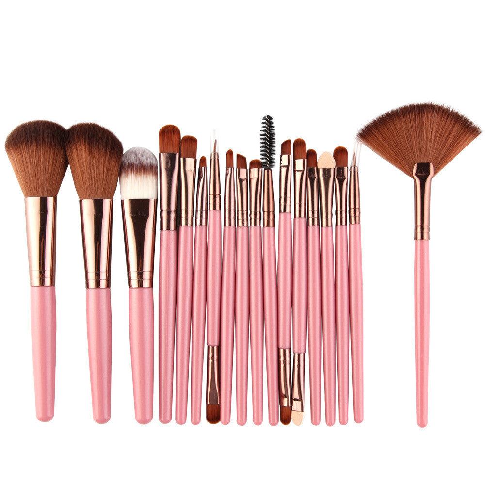 Eye Brushes, Blush Brush, Iip Brush And Fan-Shaped Makeup Brush Set - amazitshop