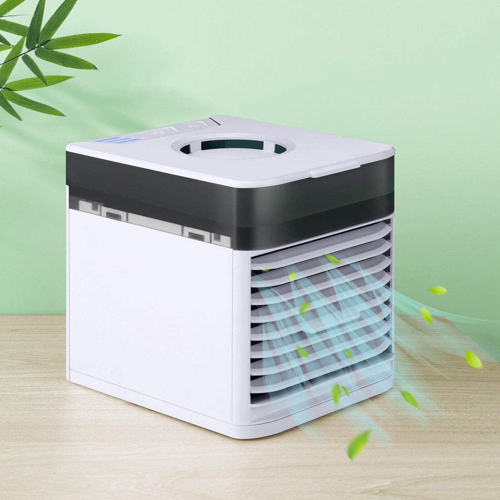4 In 1 Personal Portable Cooler AC Air Conditioner Unit Air Fan Humidifier 4 In 1 Upgraded Portable Air Conditioner Cooling Fan 3 Speed Home Office Tent - amazitshop