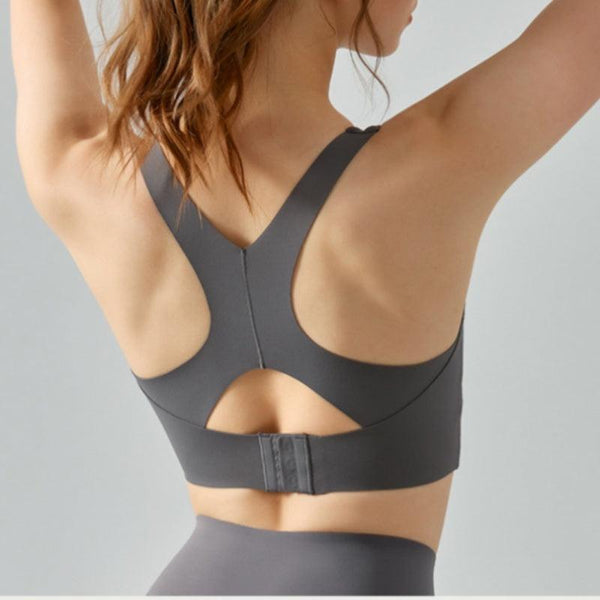 Seamless Composite Yoga Bra Big Chest Makes You Look Small And Beautiful Back One-piece - amazitshop