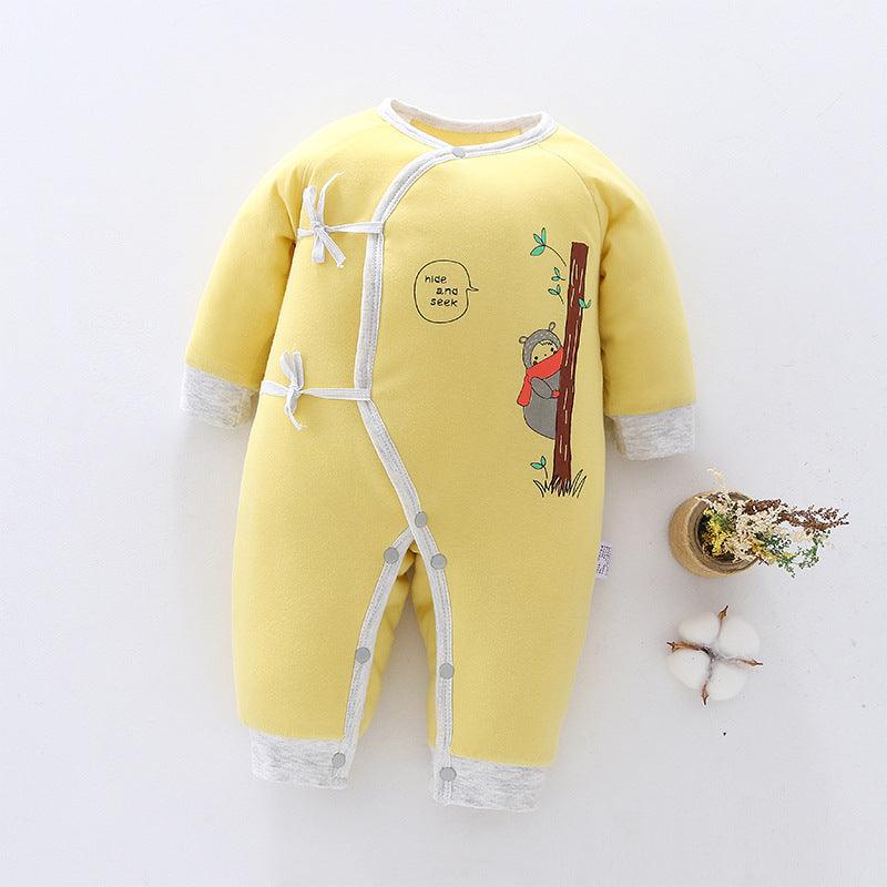 Baby warm one-piece clothes spring, autumn and winter - amazitshop