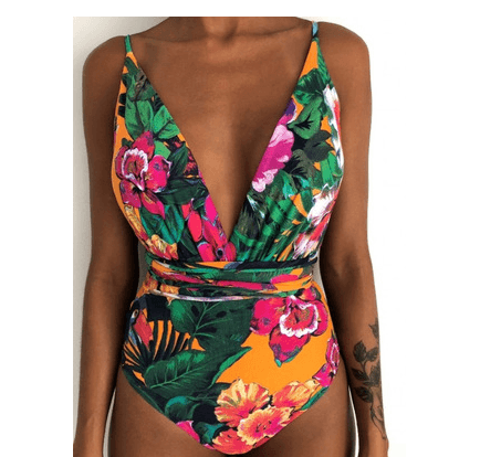 One Piece Swimsuit Backless Monokini Swimwear Women - amazitshop