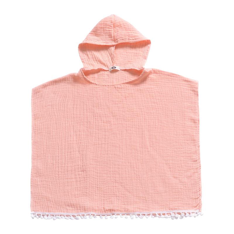 Men and Women Baby Solid Color Hooded Cloak Europe and America - amazitshop