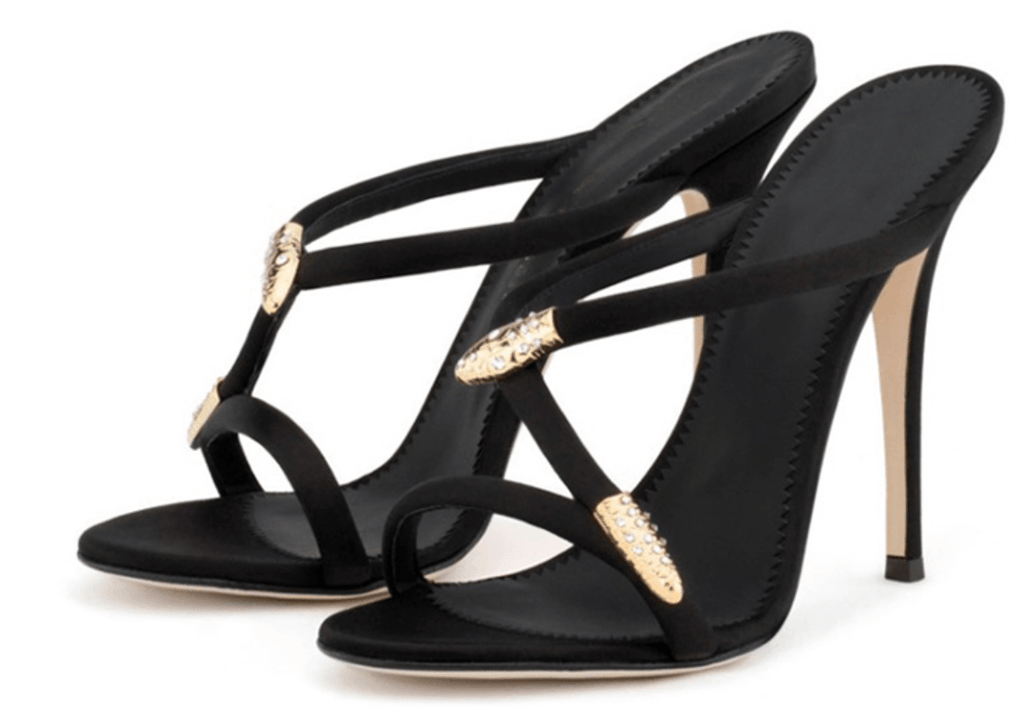 Black Sandals Stiletto Sandals - amazitshop