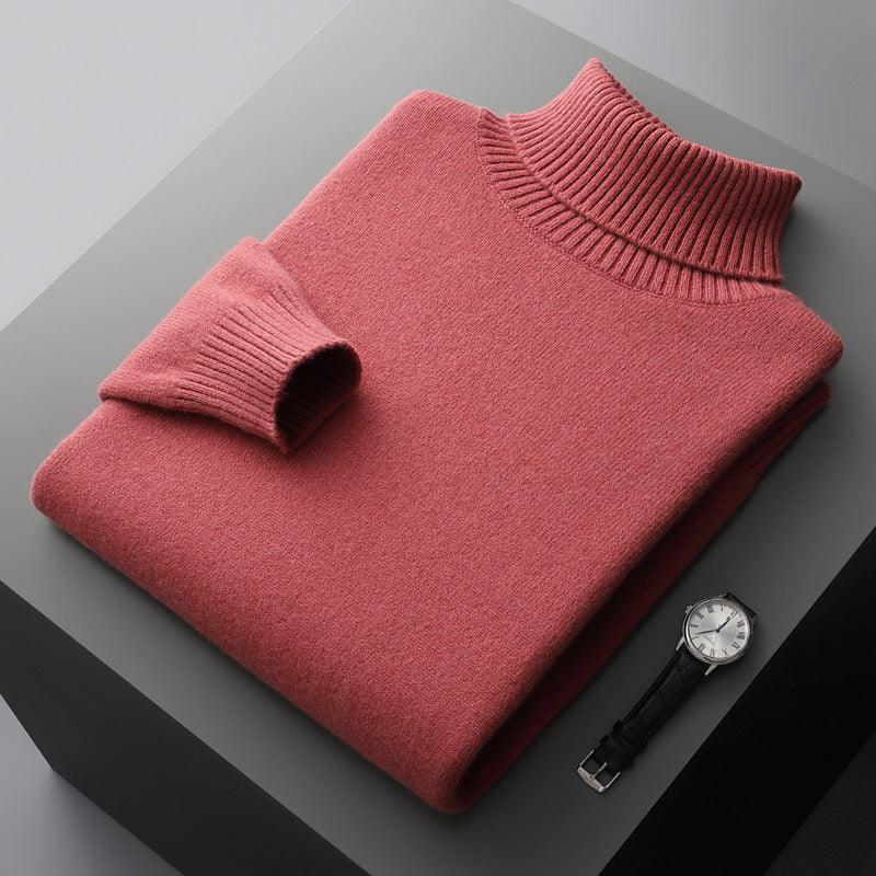 Men's Solid Color Sweater Bottoming Shirt - amazitshop