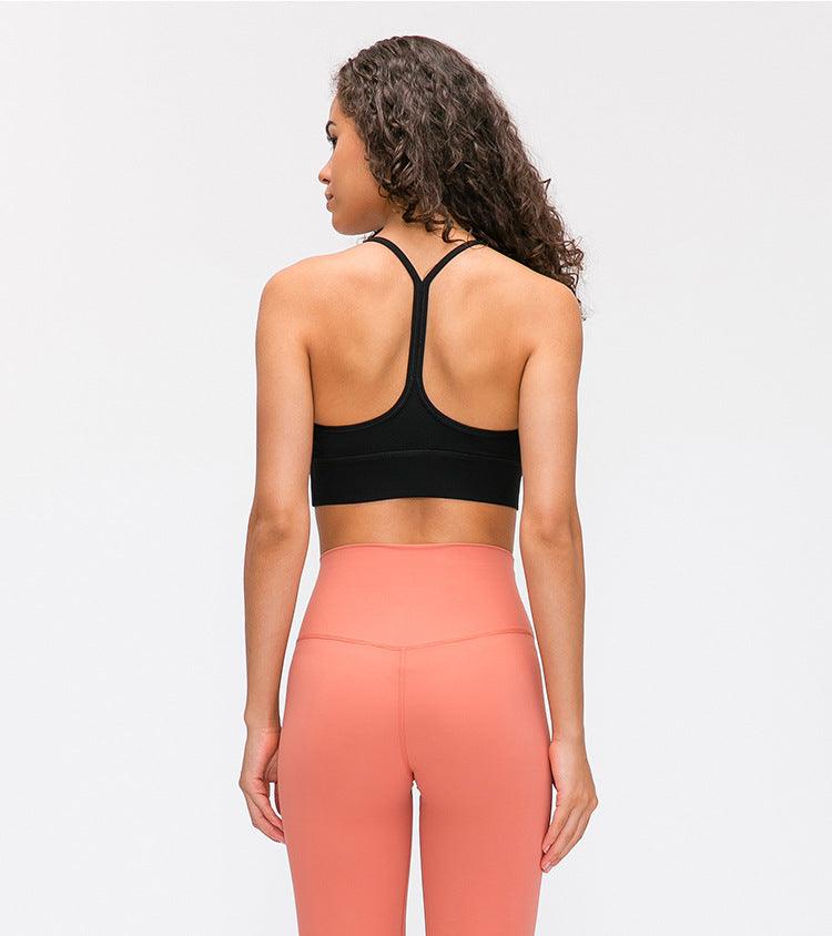 hollow back gym yoga sport pilates bra - amazitshop