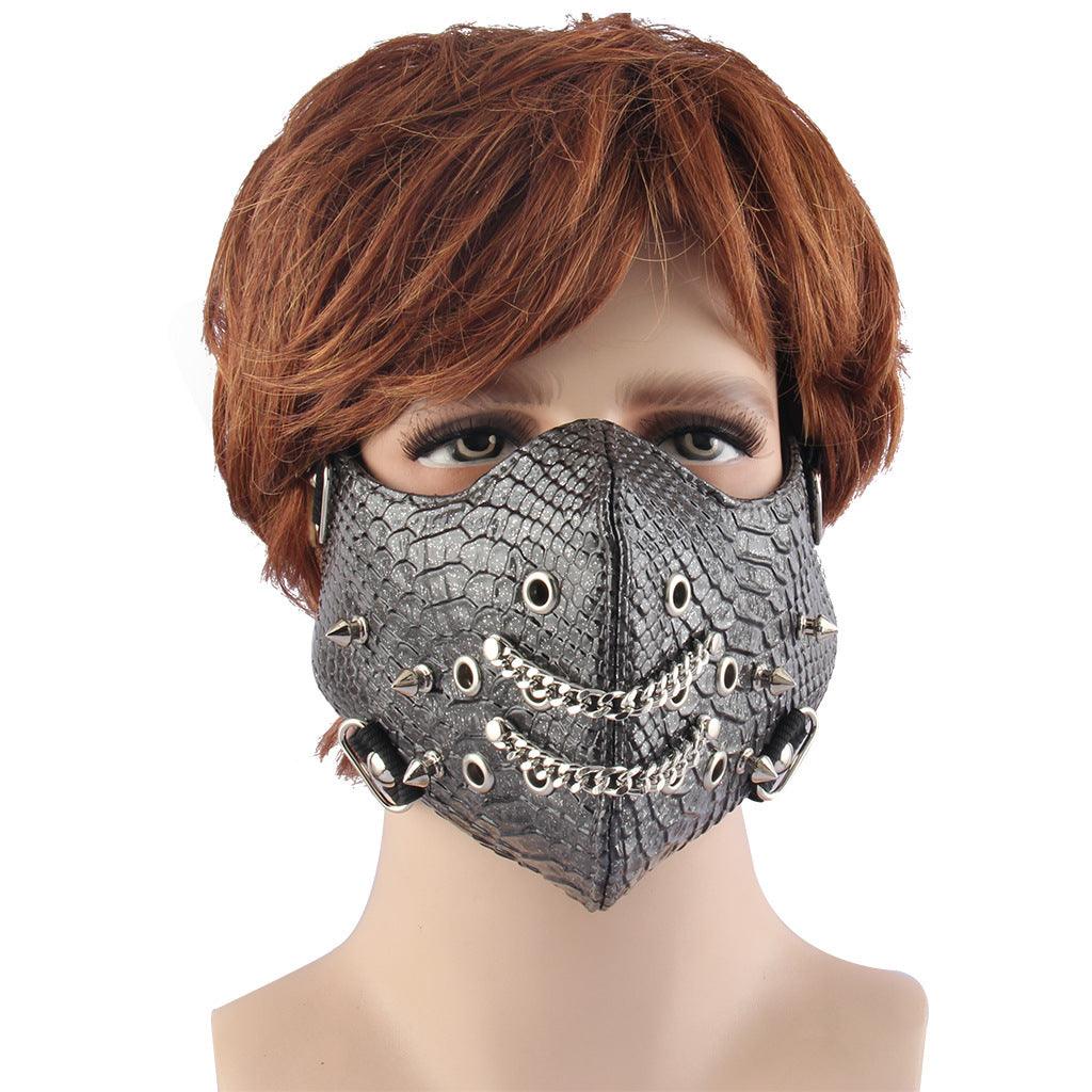 Trendy Face Mask Bright Skin Snake Pattern - amazitshop