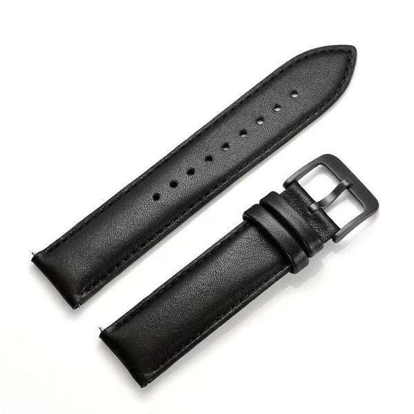 Top Layer Cowhide Plain Weave Texture Anti-sweat And Odor-resistant Leather Strap - amazitshop