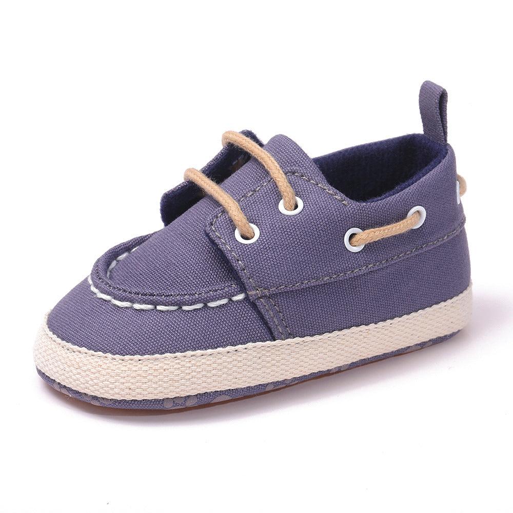 Canvas Shoes Boys Baby Peas Soft-soled Non-slip Toddler Shoes - amazitshop