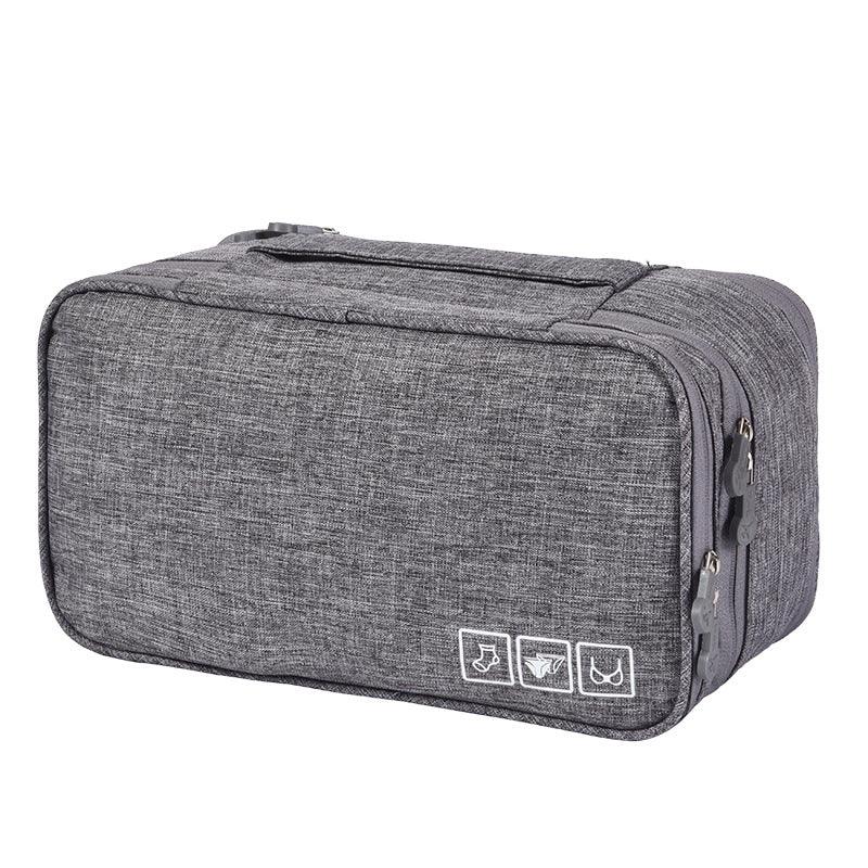 Travel Makeup Bags Women Multi-function 3-shelf Underwear Storage Bag - amazitshop