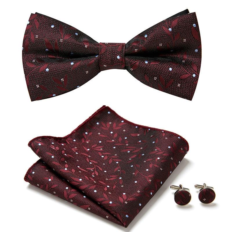 Three Piece Set Of Stylish Bow Ties - amazitshop