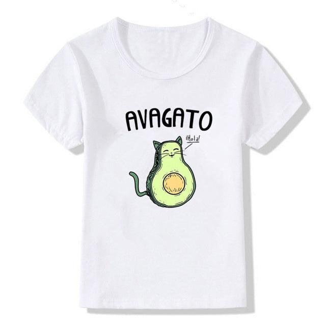 Kids Summer New Cute Vegan Boys Girls T Shirt - amazitshop