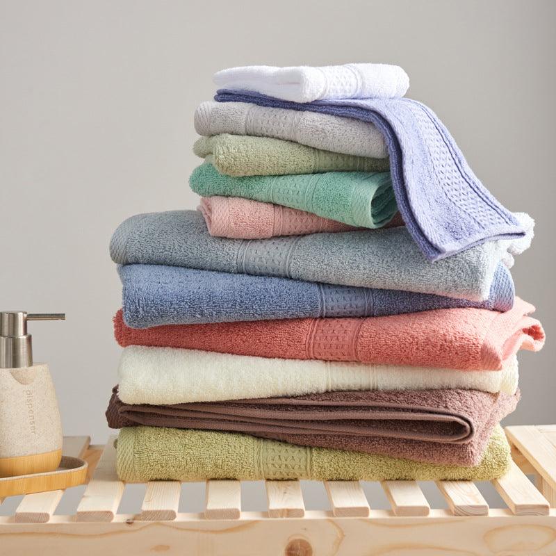Minimalist Style Square Towel Towel Bath Towel Set Towel Pure Cotton - amazitshop