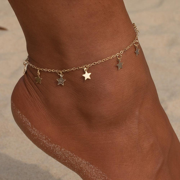 Simple Star Fashion Anklet Jewelry - amazitshop