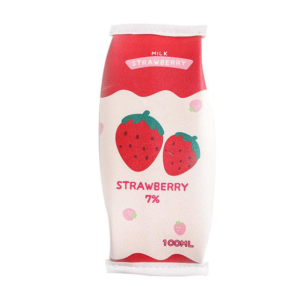 Strawberry milk pencil case - amazitshop