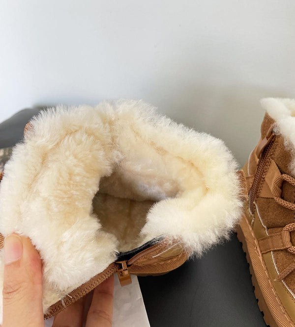 Fleece-lined Warm Boys Toddler Shoes - amazitshop
