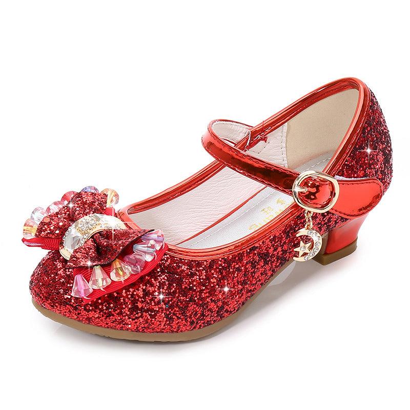 Girls princess leather shoes - amazitshop