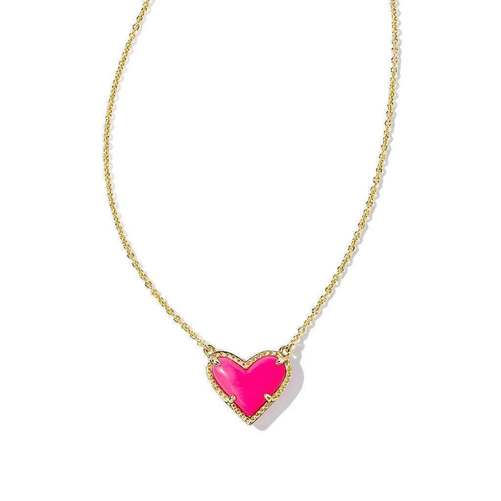 Heart-shaped Necklace Adjustable Peach Heart Natural Stone Clavicle Chain Love Necklace For Women Valentine's Day - amazitshop