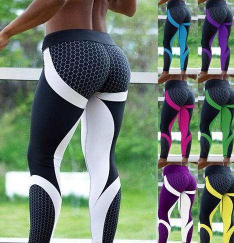 Yoga Fitness Leggings Women Pants Fitness Slim Tights Gym Running Sports Clothing - amazitshop