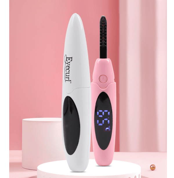 Electric Heated Eyelash Curler USB Charge Makeup Curling Kit Long Lasting Natural Eye Lash Curler Beauty Tools - amazitshop