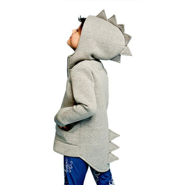 Boys Clothes Kids Baby Boy Jacket Dinosaur Hooded Coat - amazitshop