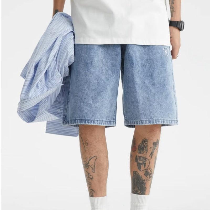 Summer Fashion Brand Denim Shorts Men - amazitshop
