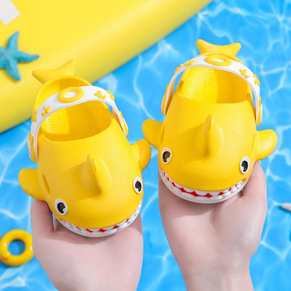 Shark Slippers For Kids Boys Girls Cute Non Slip Slides Shoes - amazitshop