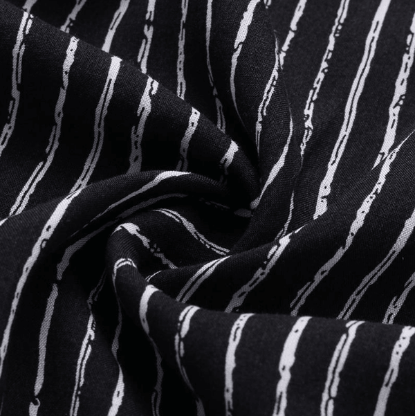 Light Ripe Women's Striped Suspenders Loose One-piece Cropped Pants - amazitshop