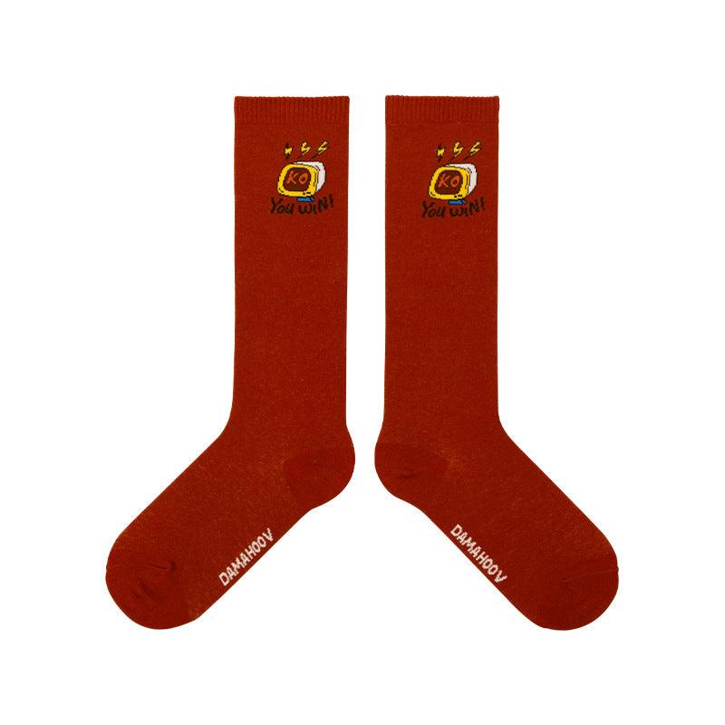 Socks women pure cotton stockings tube socks - amazitshop