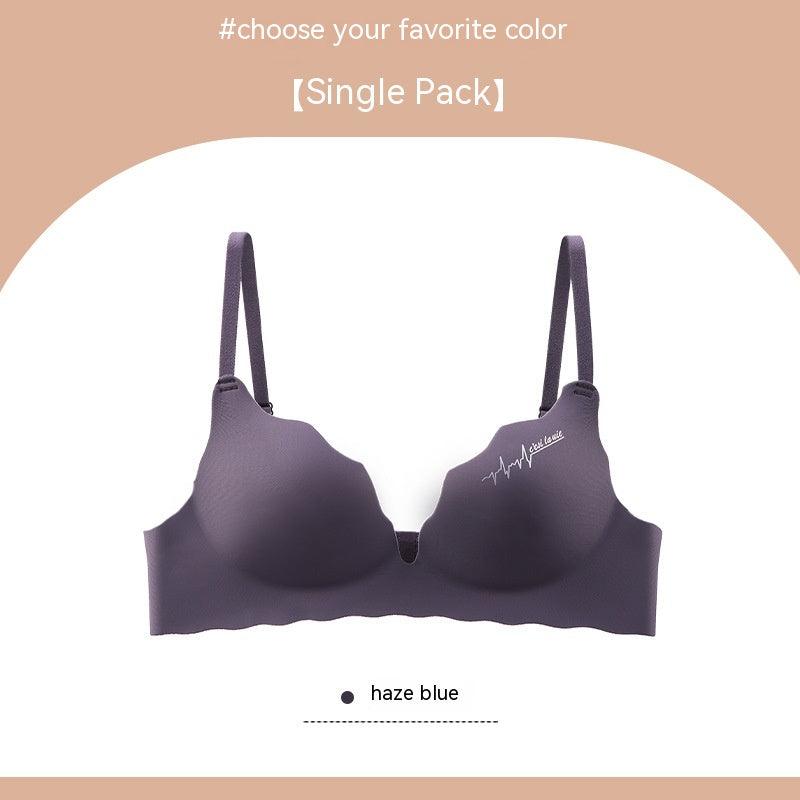 Seamless Lingerie For Women With No Steel Rings And Small Breasts Gathered Together - amazitshop