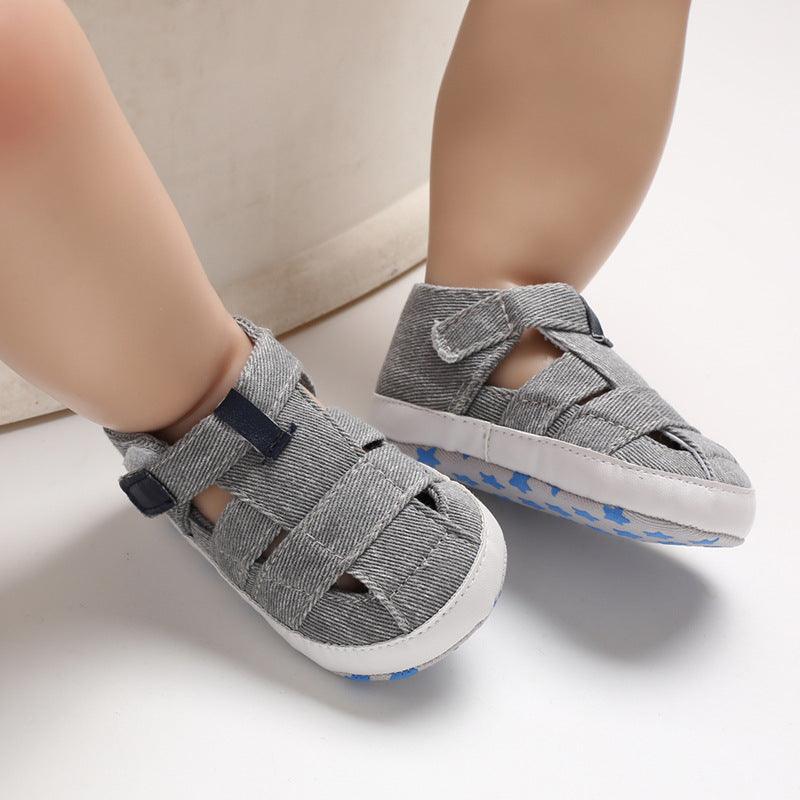 Kids Newborn Baby Boys Fashion Summer Soft Crib Shoes First Walker Anti Slip Sandals Shoe - amazitshop