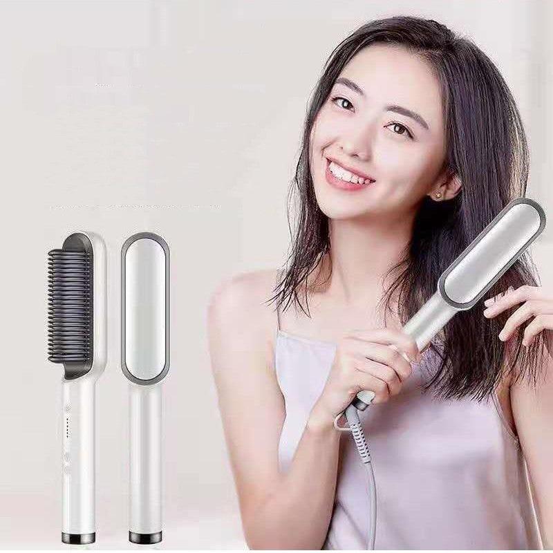 Multifunctional Electric Heating Hair Straightening Comb - amazitshop