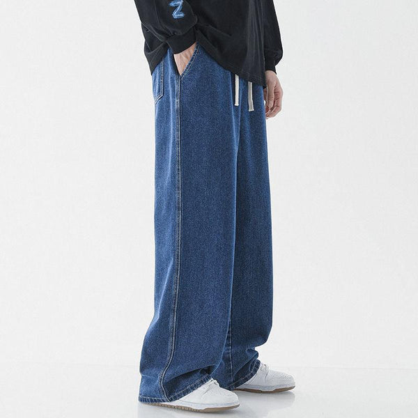 Mens Fashion Casual Loose Straight Jeans - amazitshop