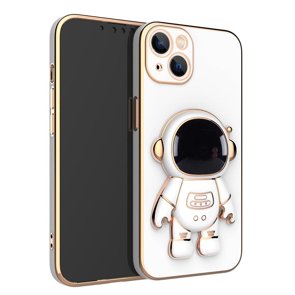 3D Astronaut Phone Case Anti-Drop Electroplating Bracket - amazitshop