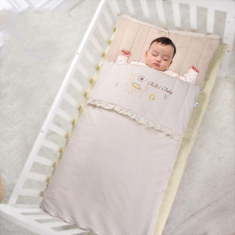 Envelope Baby Sleeping Bag Infant Sleep Sack Children Bedding Warm Toddler Wrap Swaddle Blanket Cotton Kid - amazitshop