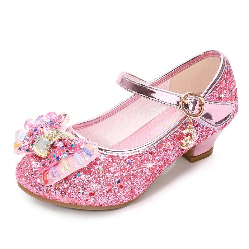 Girls princess leather shoes - amazitshop