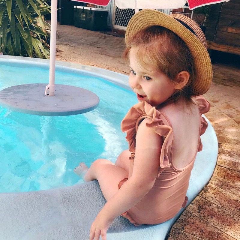 Cute Baby Princess Swimsuit Girl Child Swimwear - amazitshop